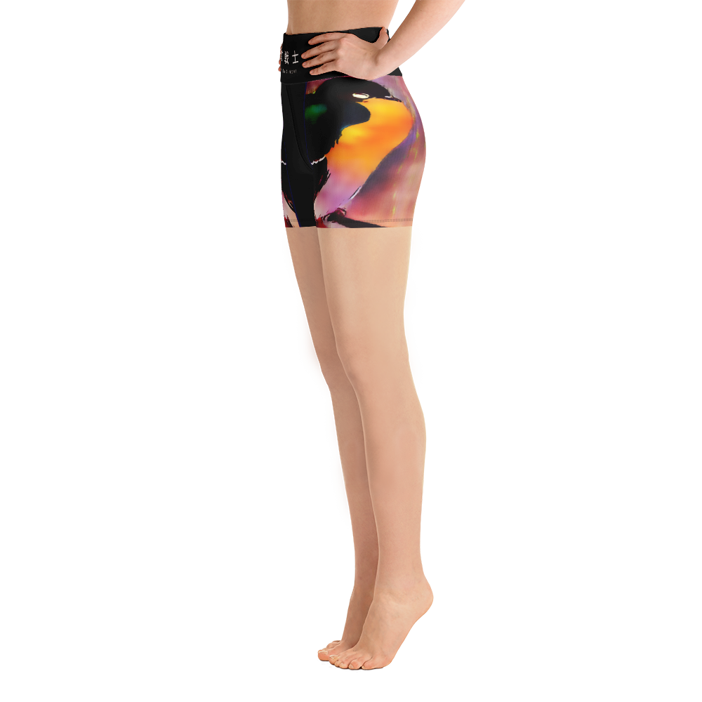 #c61918a0 - ALTINO Senshi Yoga Shorts - Senshi Girl Collection