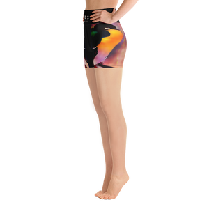 #c61918a0 - ALTINO Senshi Yoga Shorts - Senshi Girl Collection