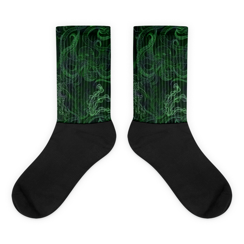 #d32e5980 - Mr Octopus And Friends - ALTINO Designer Socks - Earth Collection