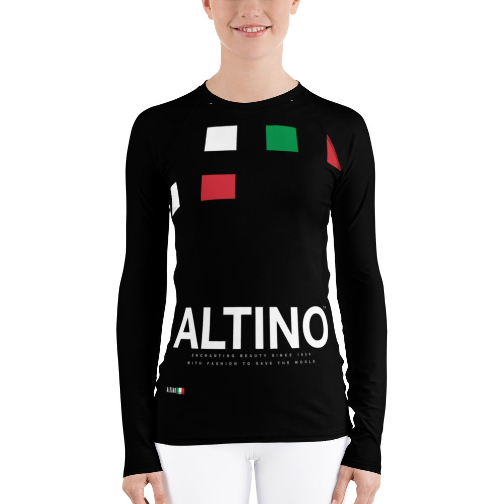 Black - #2bf61fa0 - Viva Italia Art Commission Number 16 - ALTINO Body Shirt - Stop Plastic Packaging - #PlasticCops - Apparel - Accessories - Clothing For Girls - Women Tops