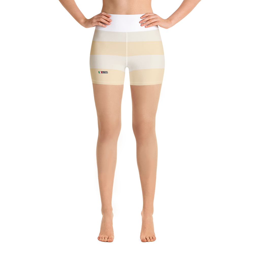 #57dada90 - Marshmallow Brittle Sorbet - ALTINO Yummy Yoga Shorts - Gelato Collection