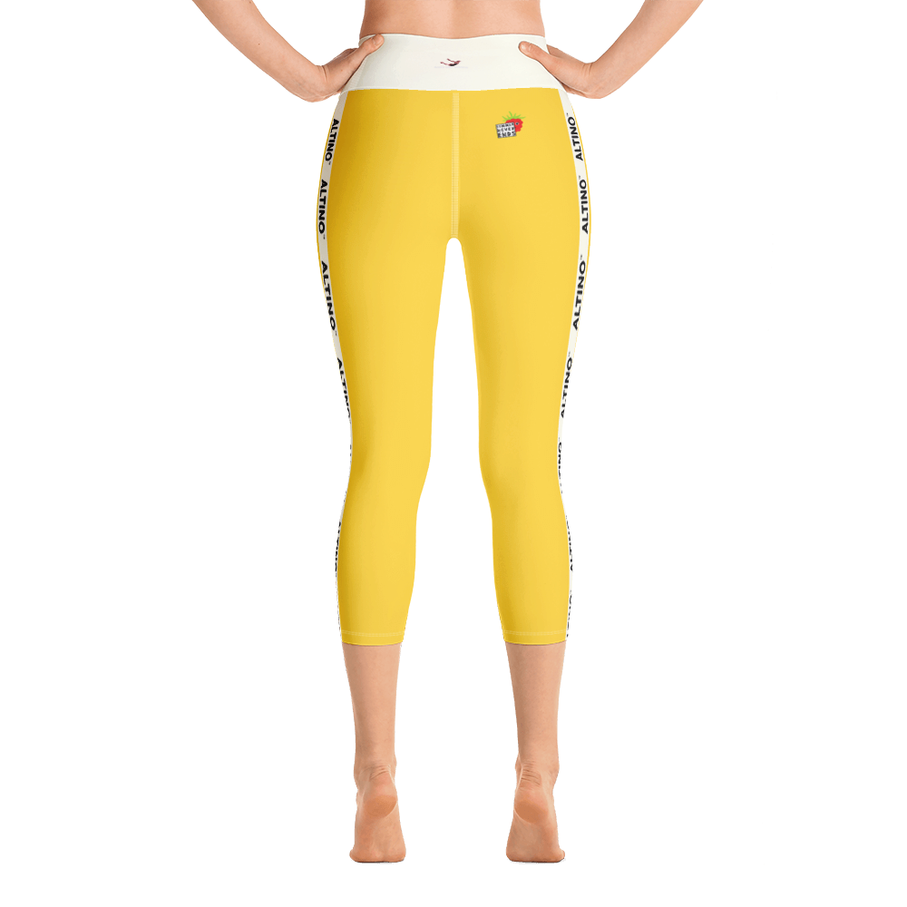 #06fff730 - Bananna - ALTINO Yoga Capri - Summer Never Ends Collection