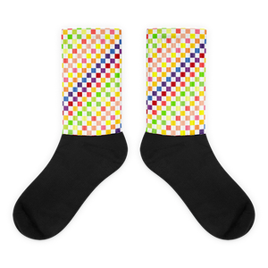 #c5abe190 - Fruit White - ALTINO Designer Socks - Summer Never Ends Collection