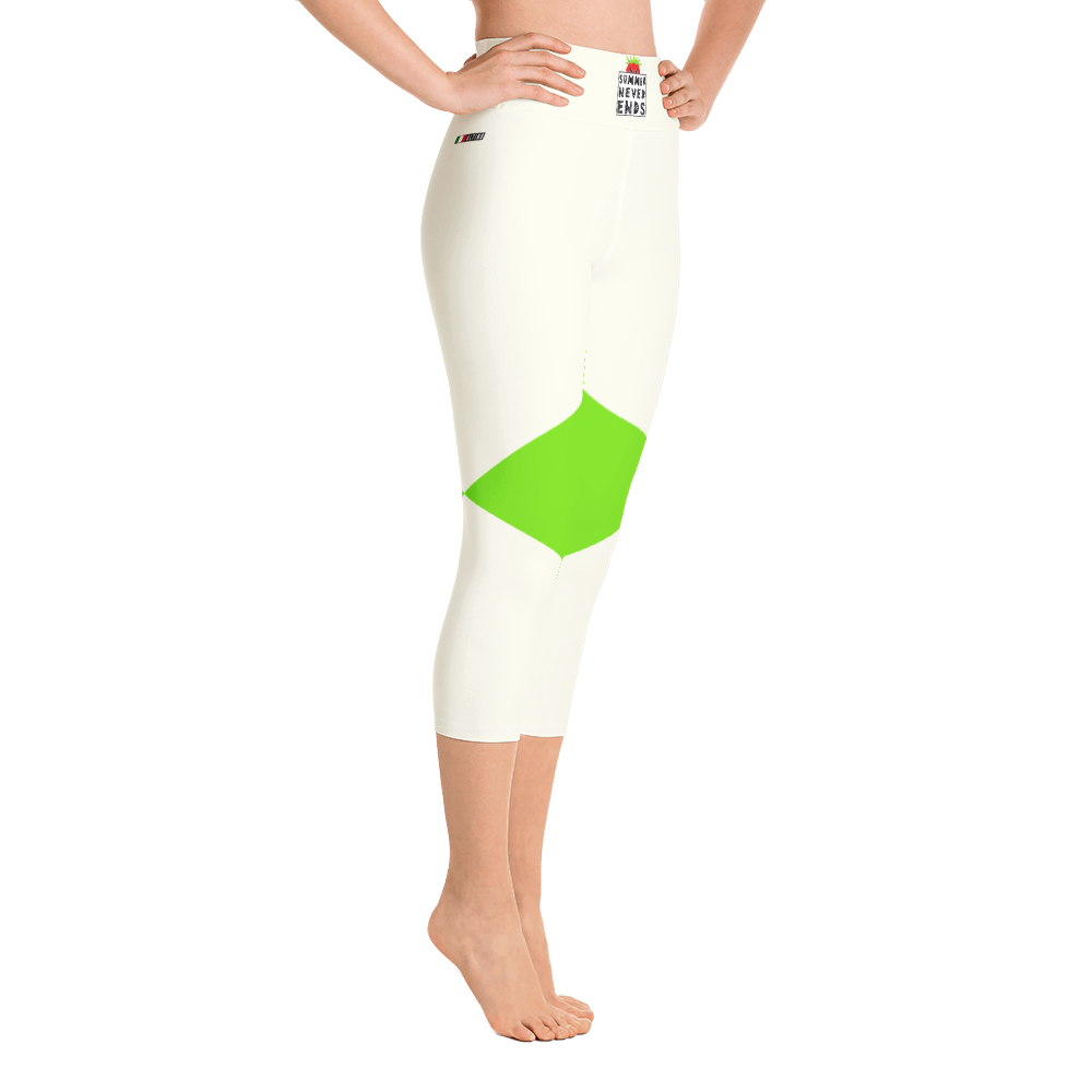 #379f78b0 - Lime - ALTINO Yoga Capri - Summer Never Ends Collection