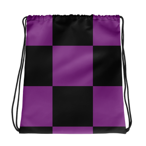 #8dd0b8a0 - Grape Black - ALTINO Draw String Bag - Summer Never Ends Collection