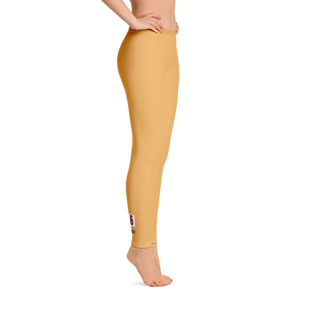 Orange - #275500d0 - Apricot Gelato - ALTINO Fashion Sports Leggings - Team GIRL Player - Fitness - Stop Plastic Packaging - #PlasticCops - Apparel - Accessories - Clothing For Girls - Women Pants