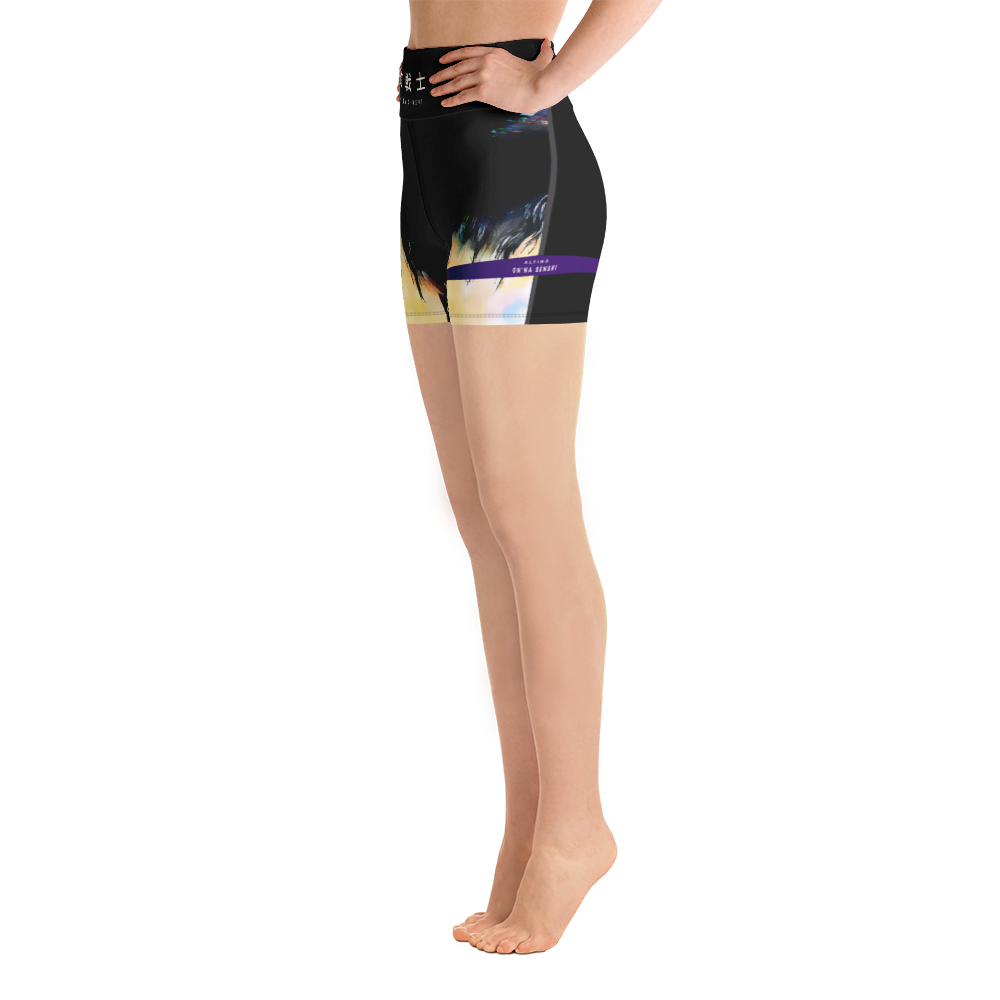 #2bbdcba0 - ALTINO Senshi Yoga Shorts - Senshi Girl Collection