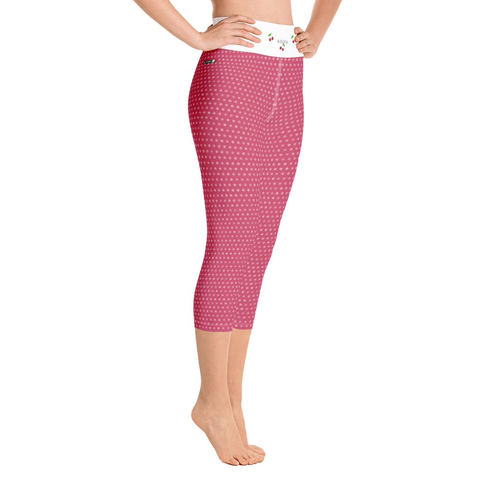 Crimson - #937b8990 - Pomegranate Peppermint Sorbet - ALTINO Yummy Yoga Capri - Gelato Collection - Stop Plastic Packaging - #PlasticCops - Apparel - Accessories - Clothing For Girls - Women Pants