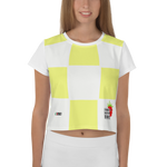 White - #94e95cb0 - Coconut Pear - ALTINO Crop Tees - Summer Never Ends Collection - Stop Plastic Packaging - #PlasticCops - Apparel - Accessories - Clothing For Girls - Women Tops