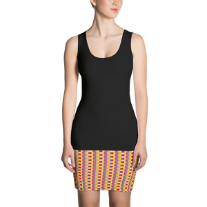 Black - #4297be20 - Fruit Melody - ALTINO Fitted Dress - Summer Never Ends Collection - Stop Plastic Packaging - #PlasticCops - Apparel - Accessories - Clothing For Girls - Women Dresses