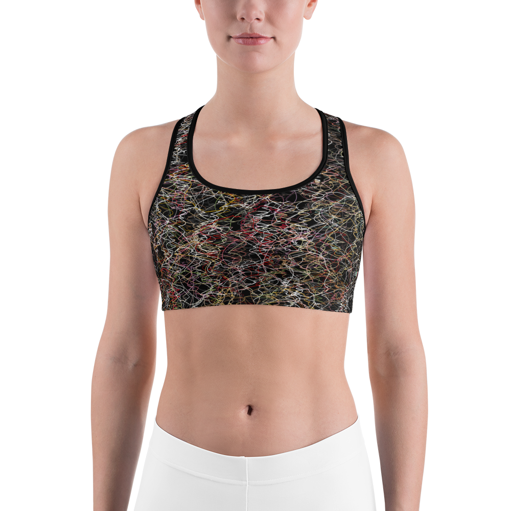 Black - #8cb3ef80 - ALTINO Sports Bra - Noir Collection - Stop Plastic Packaging - #PlasticCops - Apparel - Accessories - Clothing For Girls -
