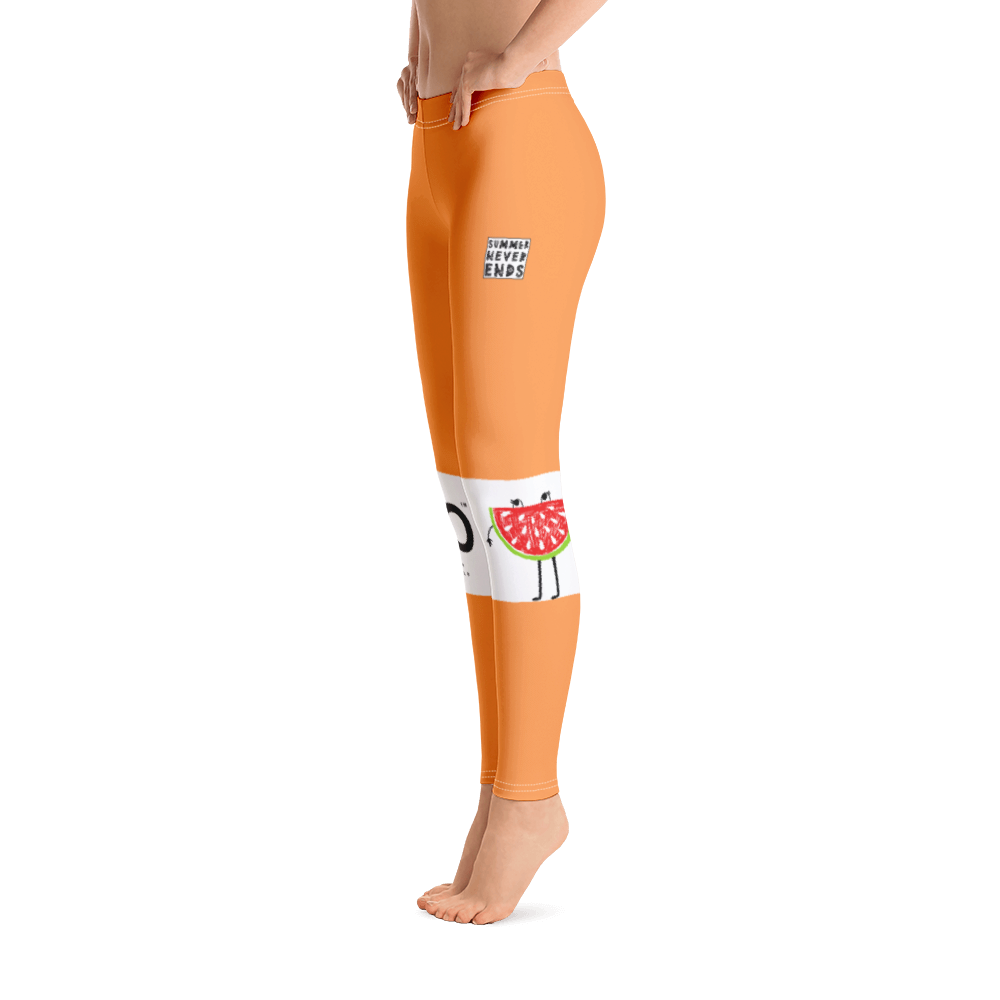 #b3347fb0 - Cantaloupe - ALTINO Leggings - Summer Never Ends Collection