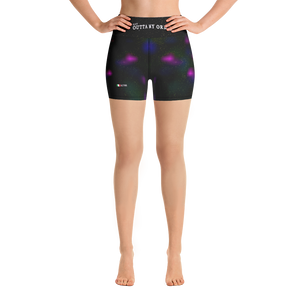 Black - #58e24c80 - Gritty Girl Orb 836843 - ALTINO Yoga Shorts - Gritty Girl Collection - Stop Plastic Packaging - #PlasticCops - Apparel - Accessories - Clothing For Girls - Women Pants