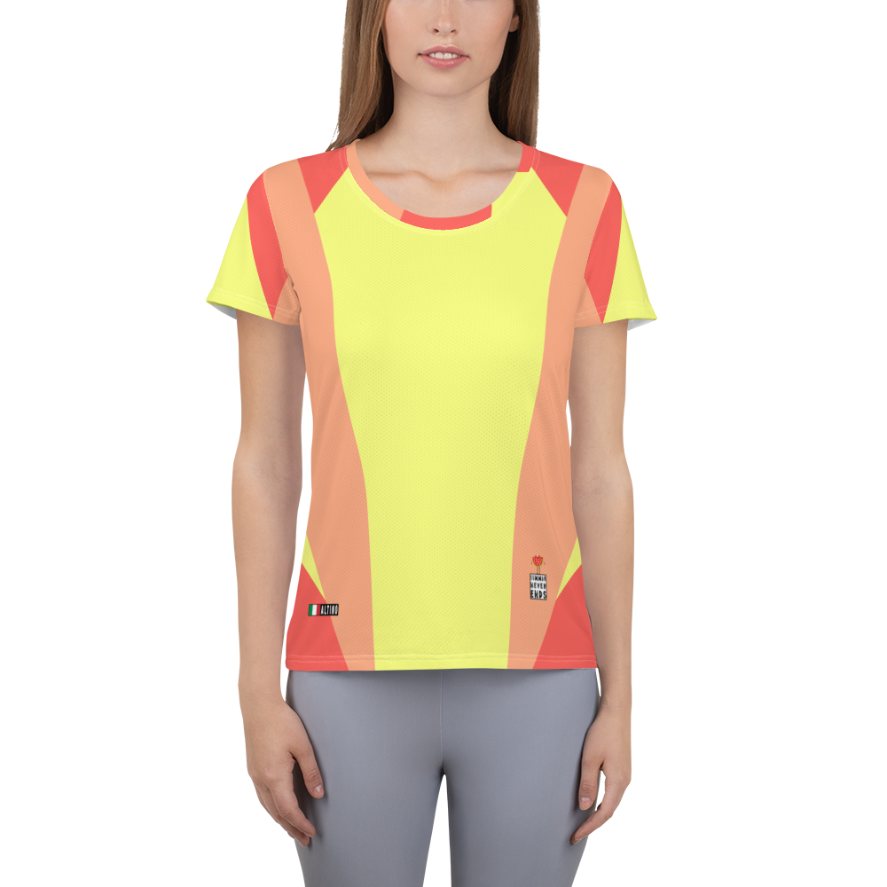 Red - #8753eeb0 - Orange Cream Pear Watermelon - ALTINO Mesh Shirts - Stop Plastic Packaging - #PlasticCops - Apparel - Accessories - Clothing For Girls - Women Tops