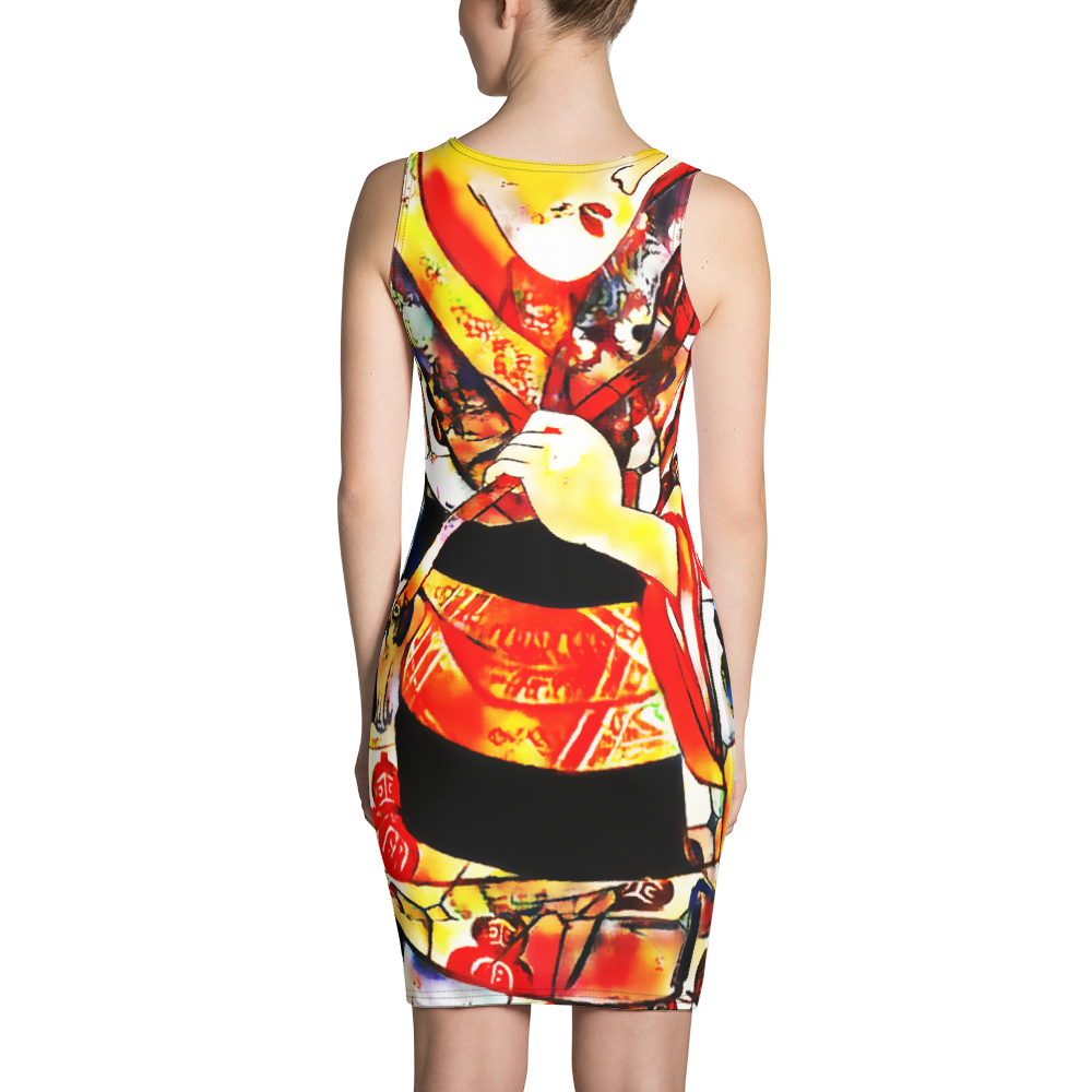 #38270600 - ALTINO Senshi Fitted Dress - Senshi Girl Collection