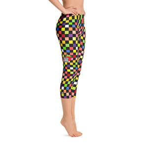 Black - #a2670da0 - Fruit Melody - ALTINO Capri - Summer Never Ends Collection - Yoga - Stop Plastic Packaging - #PlasticCops - Apparel - Accessories - Clothing For Girls - Women Pants