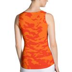 #ff671190 - Orange Maraschino Cherry Frost - ALTINO Fitted Tank Top