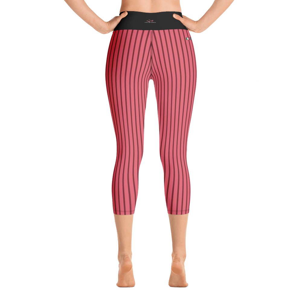 #df5c5280 - Watermelon Sour Cherry Sorbet - ALTINO Yummy Yoga Capri - Gelato Collection