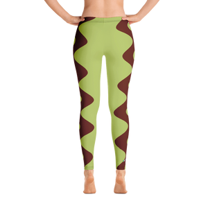 #35537880 - Deep Brownie Honeydew Helado - ALTINO Fashion Sports Leggings