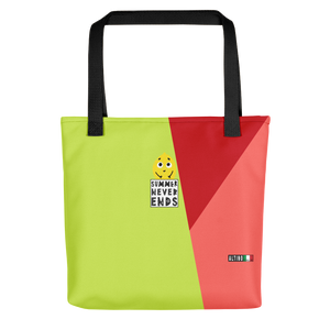 Red - #fe2bfda0 - Cherry Kiwi Watermelon - ALTINO Tote Bag - Summer Never Ends Collection - Sports - Stop Plastic Packaging - #PlasticCops - Apparel - Accessories - Clothing For Girls - Women Handbags