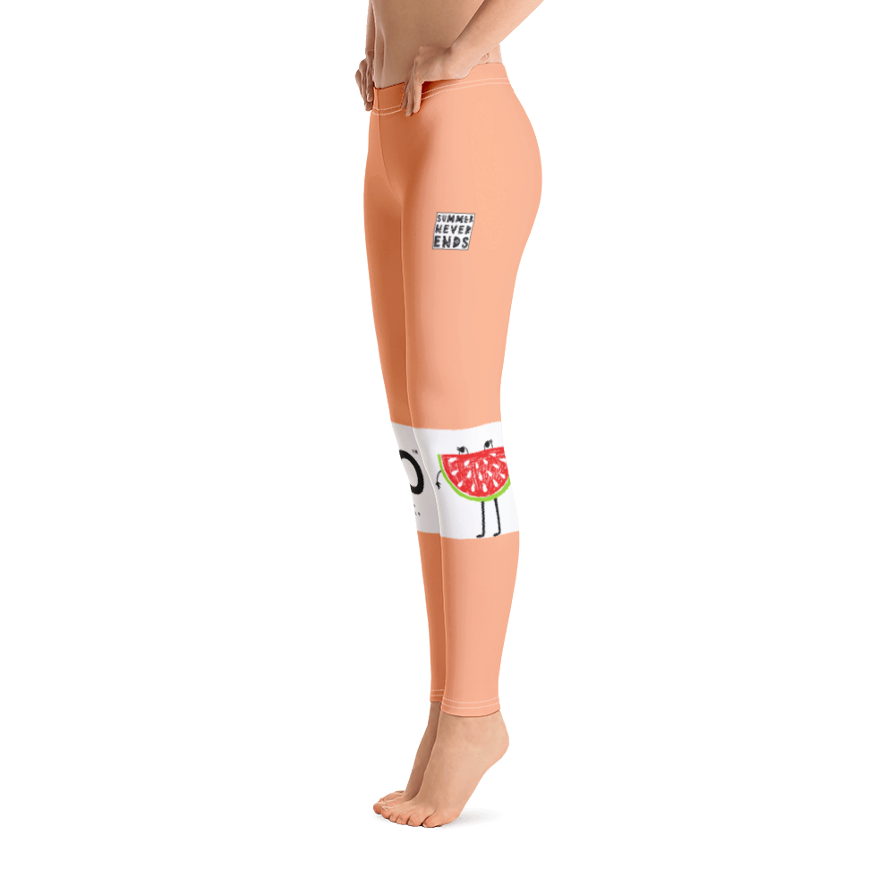 #ba225ab0 - Orange Cream - ALTINO Leggings - Summer Never Ends Collection