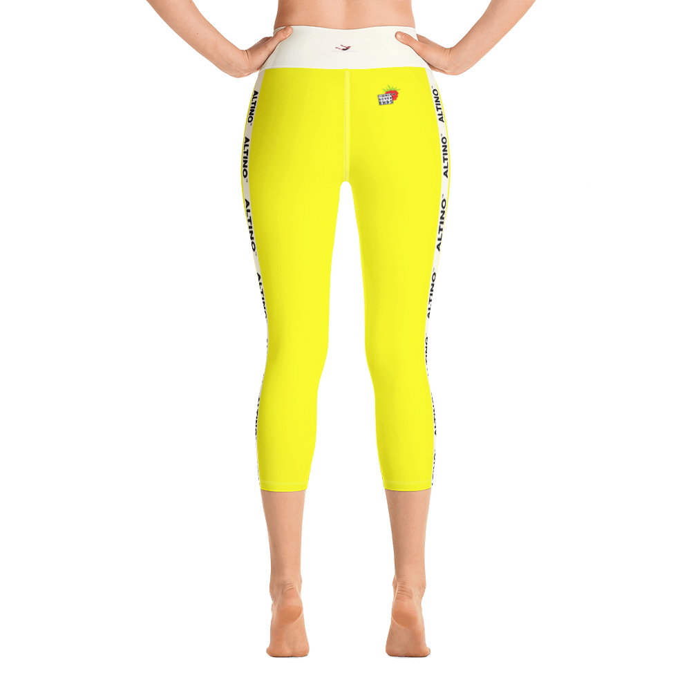 #7cba5f30 - Lemon - ALTINO Yoga Capri - Summer Never Ends Collection