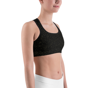 #d6bb0e80 - Black Magic Super Gold - ALTINO Sports Bra - Gritty Girl Collection