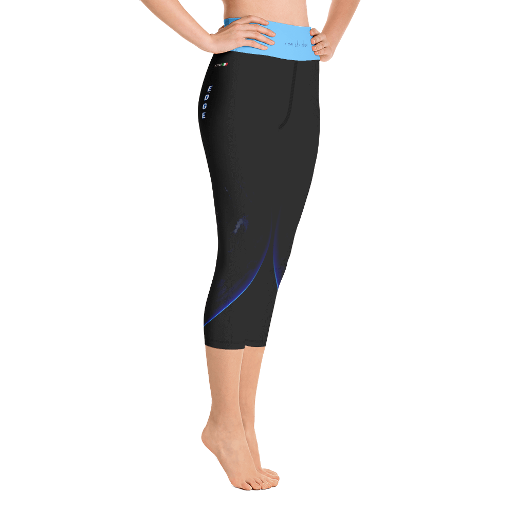 Black - #8b91c382 - ALTINO Yoga Capri - The Edge Collection - Stop Plastic Packaging - #PlasticCops - Apparel - Accessories - Clothing For Girls - Women Pants