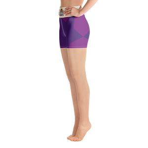 #cc5f5890 - Grape - ALTINO Yoga Shorts - Summer Never Ends Collection