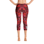 #d08a2ac0 - Sweet Cherry Kisses - ALTINO Sport Capri Leggings - Team GIRL Player