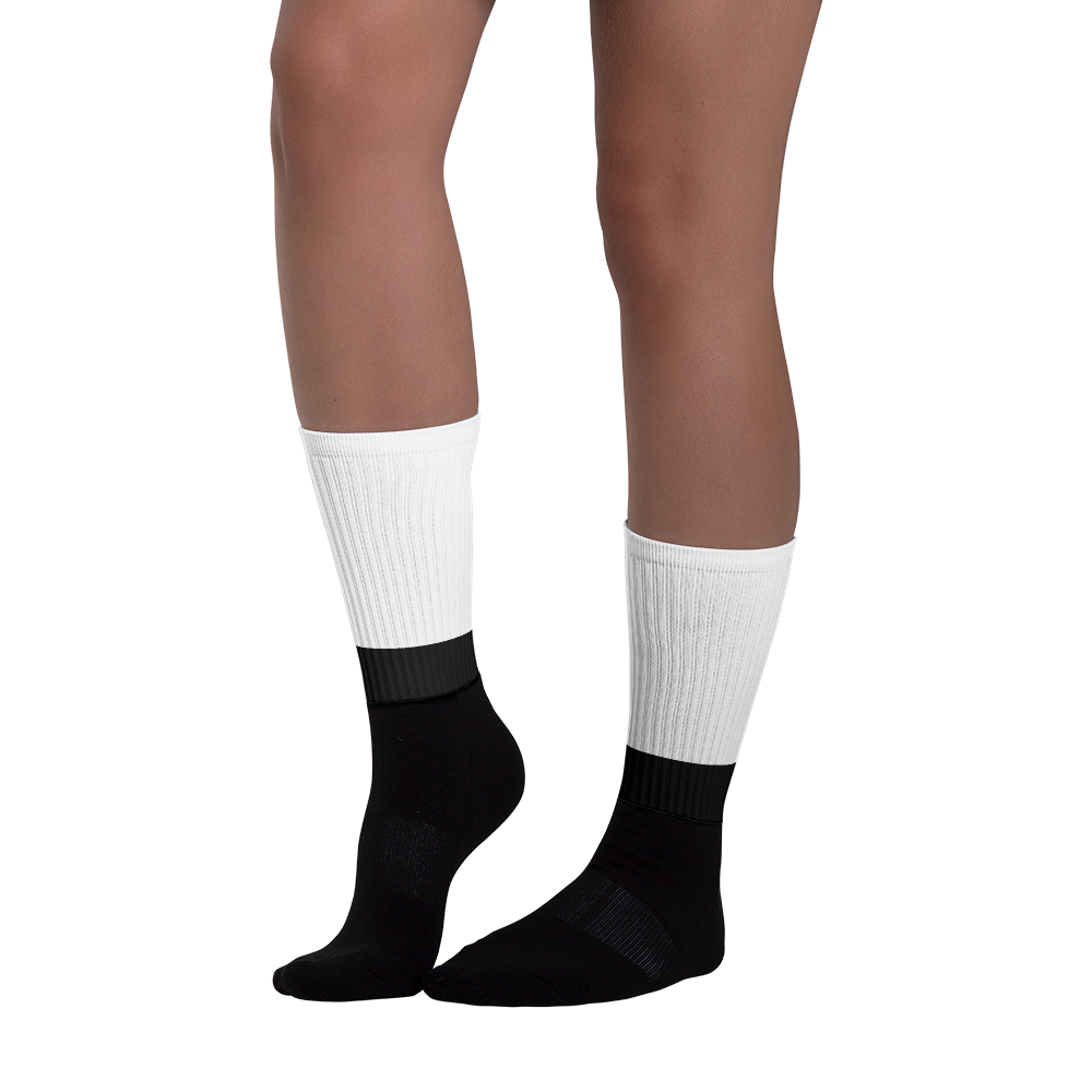 Black - #428b5880 - Black White - ALTINO Designer Socks - Summer Never Ends Collection - Stop Plastic Packaging - #PlasticCops - Apparel - Accessories - Clothing For Girls - Women Footwear