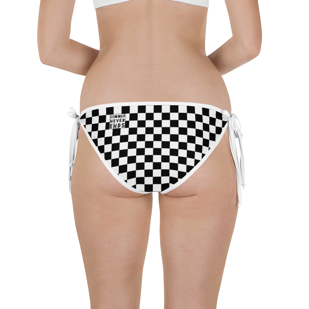 #c5087210 - Black White Mango - ALTINO Reversible Bikini Swim Bottom