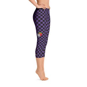Violet - #752b2aa0 - Grape Black - ALTINO Capri - Summer Never Ends Collection - Yoga - Stop Plastic Packaging - #PlasticCops - Apparel - Accessories - Clothing For Girls - Women Pants