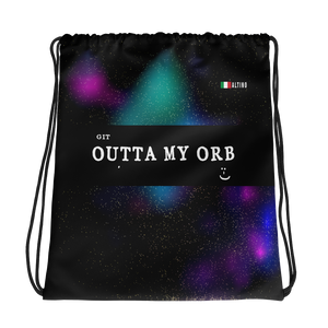 Black - #366a34a0 - Gritty Girl Orb 299741 - ALTINO Draw String Bag - Gritty Girl Collection - Sports - Stop Plastic Packaging - #PlasticCops - Apparel - Accessories - Clothing For Girls - Women Handbags