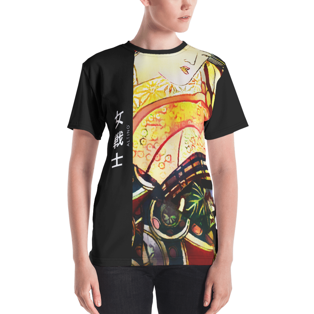 Black - #2bef1a00 - ALTINO Senshi Crew Neck T - Shirt - Senshi Girl Collection - Stop Plastic Packaging - #PlasticCops - Apparel - Accessories - Clothing For Girls - Women Tops