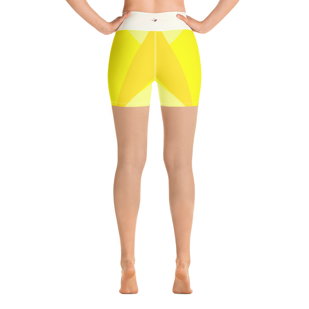 #c99c8690 - Lemon Pear Pineapple - ALTINO Yoga Shorts - Summer Never Ends Collection