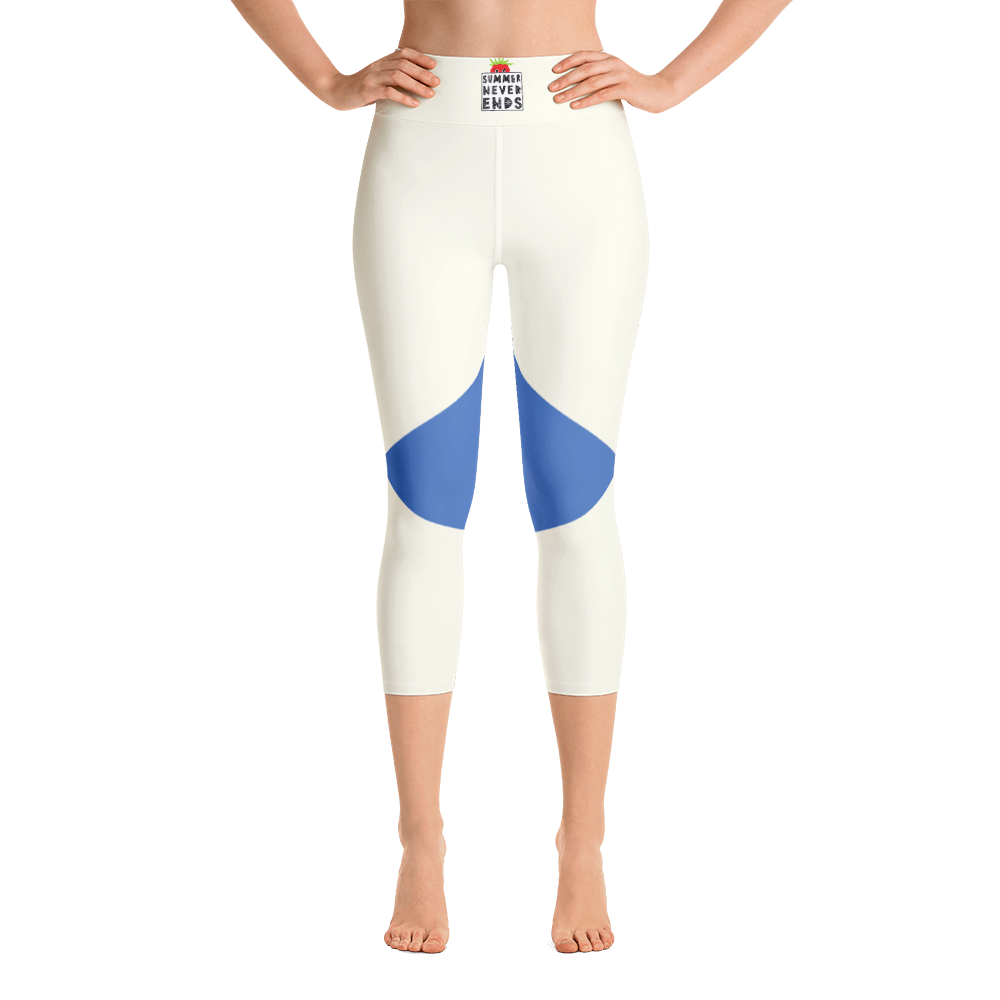 Azure - #1db269b0 - Blueberry - ALTINO Yoga Capri - Summer Never Ends Collection - Stop Plastic Packaging - #PlasticCops - Apparel - Accessories - Clothing For Girls - Women Pants