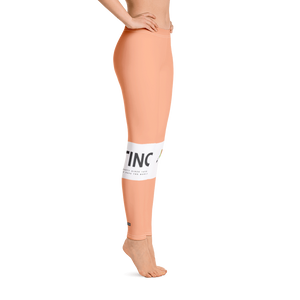 #ba225ab0 - Orange Cream - ALTINO Leggings - Summer Never Ends Collection