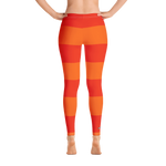 #6b0ec290 - Orange Maraschino Cherry Frost - ALTINO Leggings