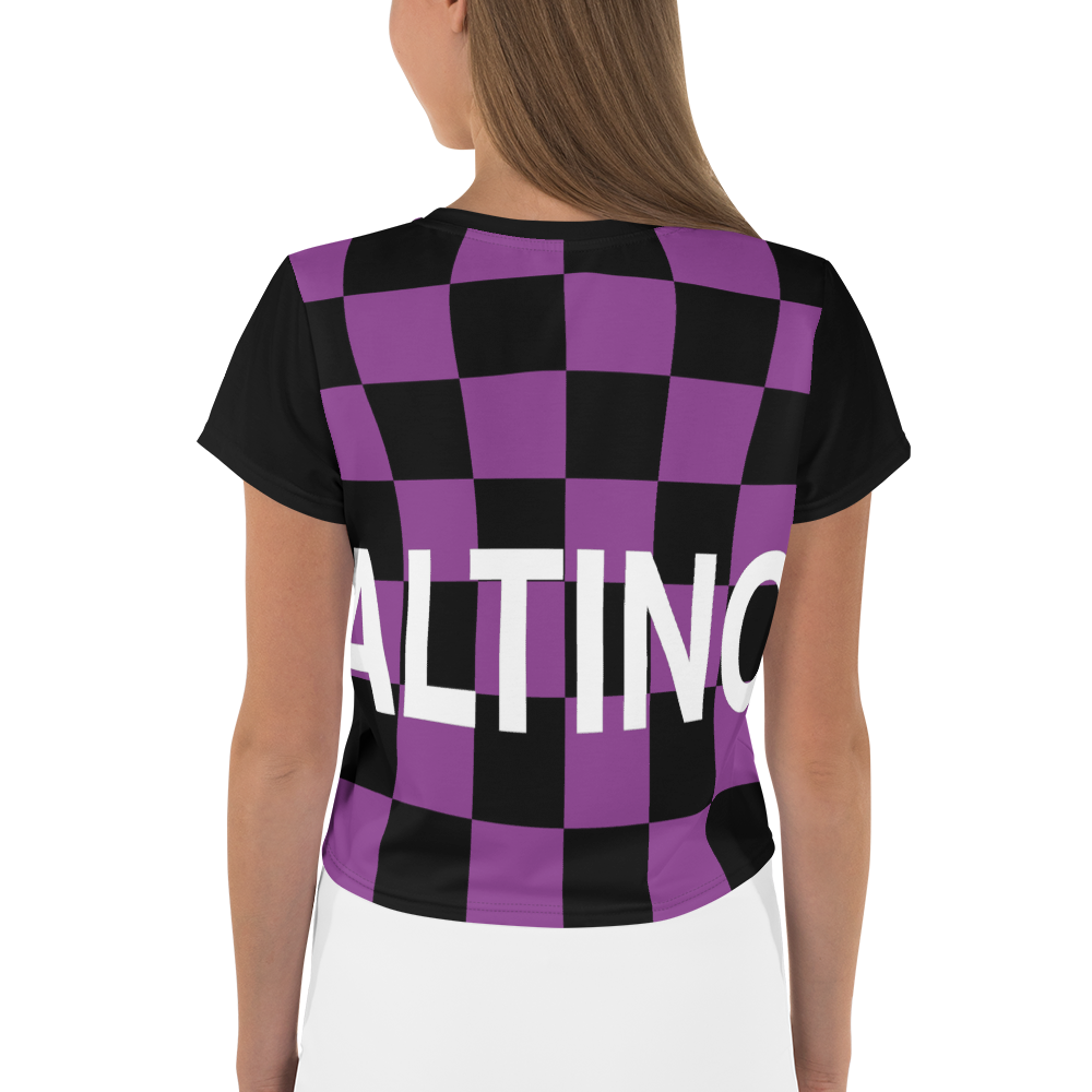 #a04780a0 - Grape Black - ALTINO Crop Tees - Summer Never Ends Collection