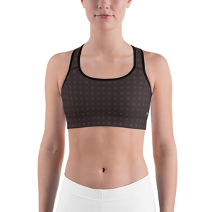 Black - #78366e80 - Black Chocolate All Flavors Rumble - ALTINO Sports Bra - Gelato Collection - Stop Plastic Packaging - #PlasticCops - Apparel - Accessories - Clothing For Girls -