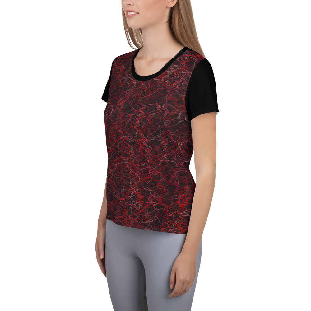 #06c29980 - Black Chocolate Cherry Cherry Twister - ALTINO Ultimate Yummy Mesh Shirt