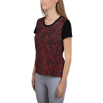 #06c29980 - Black Chocolate Cherry Cherry Twister - ALTINO Ultimate Yummy Mesh Shirt