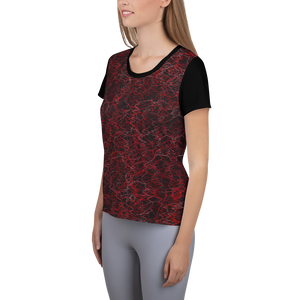 #06c29980 - Black Chocolate Cherry Cherry Twister - ALTINO Ultimate Yummy Mesh Shirt