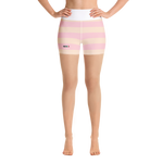 Vermilion - #a29c4790 - Milk Chocolate Watermelon Swirl - ALTINO Yummy Yoga Shorts - Stop Plastic Packaging - #PlasticCops - Apparel - Accessories - Clothing For Girls - Women Pants