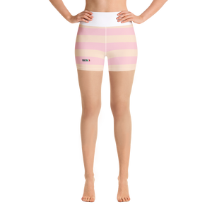 Vermilion - #a29c4790 - Milk Chocolate Watermelon Swirl - ALTINO Yummy Yoga Shorts - Stop Plastic Packaging - #PlasticCops - Apparel - Accessories - Clothing For Girls - Women Pants