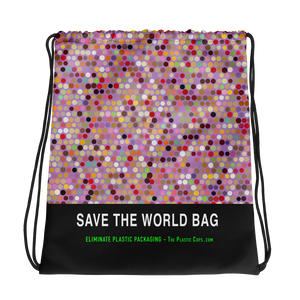 #4b8ce0a0 - Black Raspberry Milk Chocolate Stracciatella - ALTINO Draw String Bag