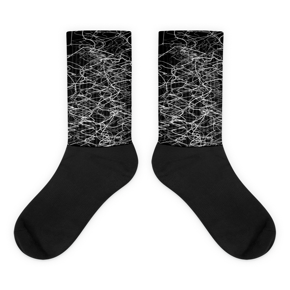#873e2680 - ALTINO Designer Socks - Noir Collection