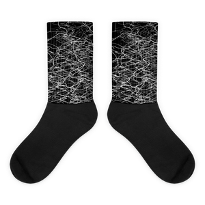 #873e2680 - ALTINO Designer Socks - Noir Collection