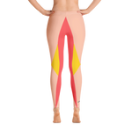 #418ce090 - Grapefruit Mango Peach - ALTINO Leggings - Summer Never Ends Collection